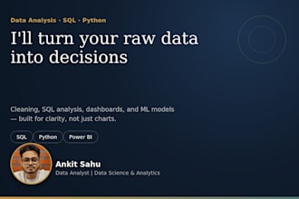 turn your messy data into decisions
