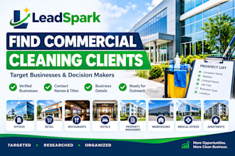 find commercial cleaning clients and build targeted prospect lists