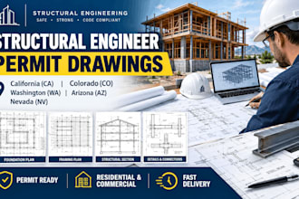 structural engineer permit drawing colorado california washington arizona nevada