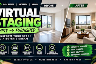 o professional virtual staging for your real estate photos