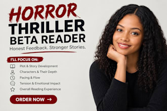 beta read your horror thriller novel as a beta reader