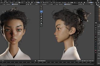 model, rig and add facial rig to character for reallusion iclone, cc4,cc5 model