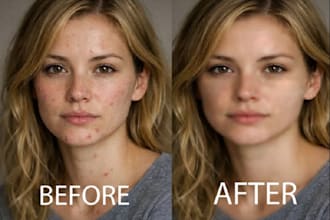 do photo editing and portrait photo retouching