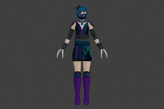 3d sculpt anime style characters in blender