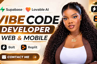 develop vibe coding, replit ai, loveable lovable claude code, saas mvp supabase