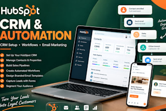setup hubspot crm email marketing and automation workflows