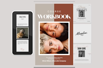 design canva PDF workbook, canva ebook, canva templates, etsy digital products