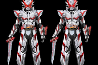 3d cosplay creation anime wearable cosplay evafoam pepakura knight armor 3d pro
