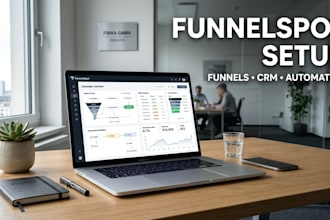 do funnelspot funnel setup german coaches consultants CRM automation