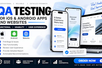qa test your ios android app and review your website user experience