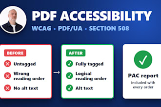 make your PDF accessible for wcag and section 508 with a pac report
