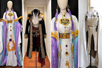 sewing custom cosplay costume event anime cosplay fabric cloth design commission