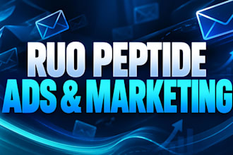 do ruo peptide marketing, peptide ads, via facebook ads, google ads, tiktok ads