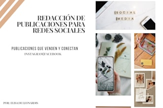 redactaré posts creativos y persuasivos para tu instagram o facebook