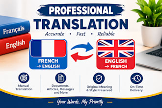 translate french to english and english to french