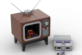 design custom lego models and mocs for you