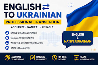 translate english content into native ukrainian