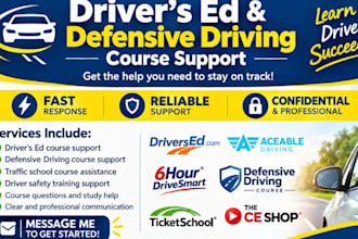support with drivers ed defensive driving