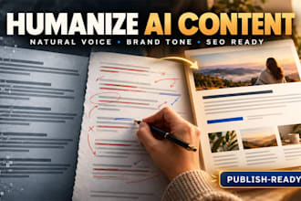 humanize and edit ai content for a natural brand voice