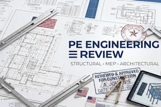 create architectural review, structural engineering, mep, pe engineer in tx fl