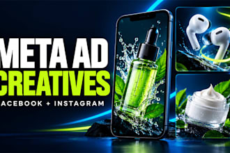 design high converting meta ad creatives for facebook and instagram