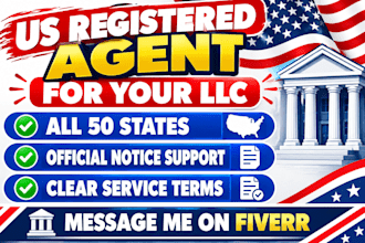 be your registered agent for your US llc in all 50 states