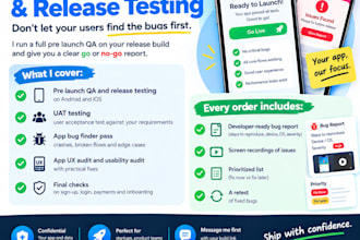 do an app UX audit and usability audit with a clear bug report