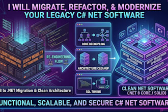 migrate, refactor, and modernize your legacy csharp net software