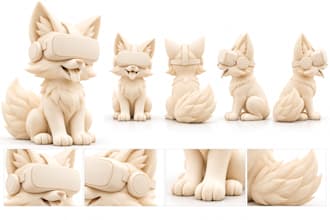 scrulpt 3d model printing figure stl file 3d printing model 3d character