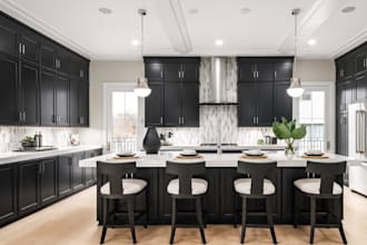 create mozaik kitchen cabinet designs 3d layout shop drawings and manufacturing