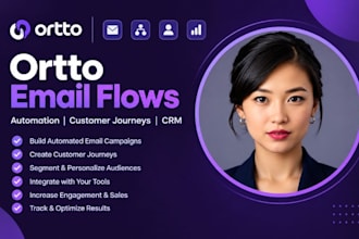 create ortto email flows automation customer journeys