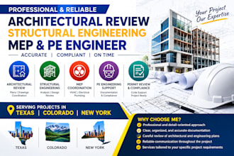 architect review structural engineer mep pe engineer in texas new york colorado