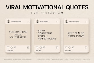 create inspirational and motivational quotes design