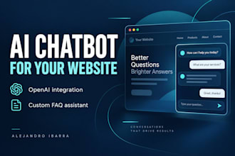 build an ai chatbot for your website with openai
