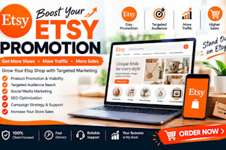 boost etsy SEO traffic etsy promotion shopify promotion etsy shop sales