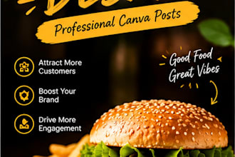 design professional canva social media posts