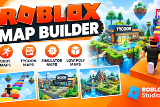roblox map builder obby map tycoon map simulator map roblox studio low poly map