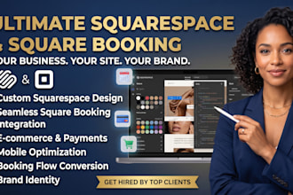 design squarespace website redesign squarespace website square website booking