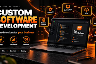 build custom software applications and automation tools