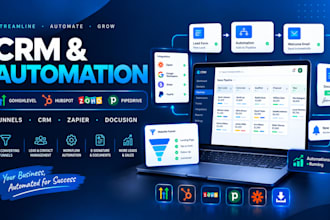 do gohighlevel funnel jobber hubspot zoho crm  pipedrive proposal crm