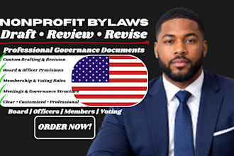draft nonprofit bylaws and governance documents