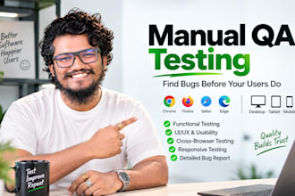 do manual QA testing for your website