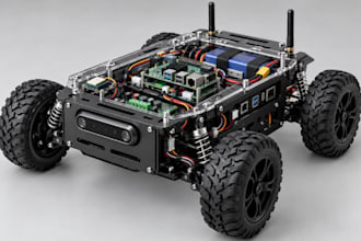 design robot chassis, pcb electronic enclosures housing and 3d cad prototypes