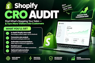 audit your shopify cro shopify cpr shopify error fix shopify conversion optimize