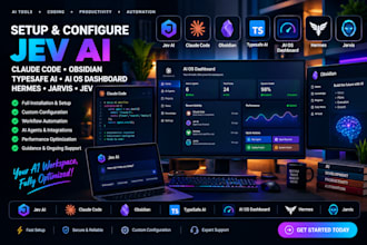 setup jev ai claude code obsidian typesafe ai ai os dahboard hermes jarvis jev