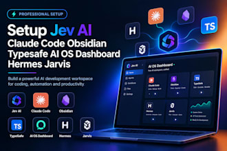 setup jev ai claude code obsidian typesafe ai os dashboard hermes jarvis jev ai