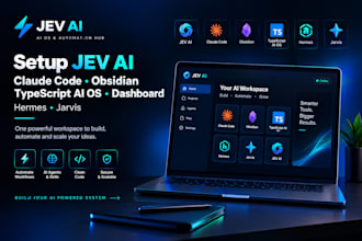 setup jev ai claude code obsidian typesafe ai os dashboard hermes jarvis jev ai