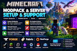 fix minecraft modpack server setup forge fabric neoforge mod quests optimization