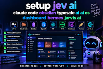 setup jev ai claude code obsidian typesafe ai ai os dashboard hermes jarvis ai