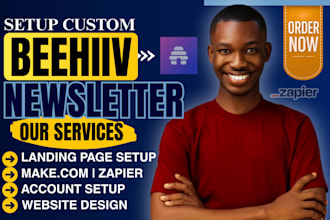 setup beehiiv ai newsletter substack automation beehiiv migration landing page